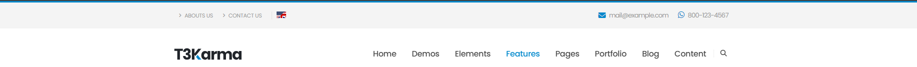 Flat + Top Bar + Top Border Flat + Top Bar + Top Border